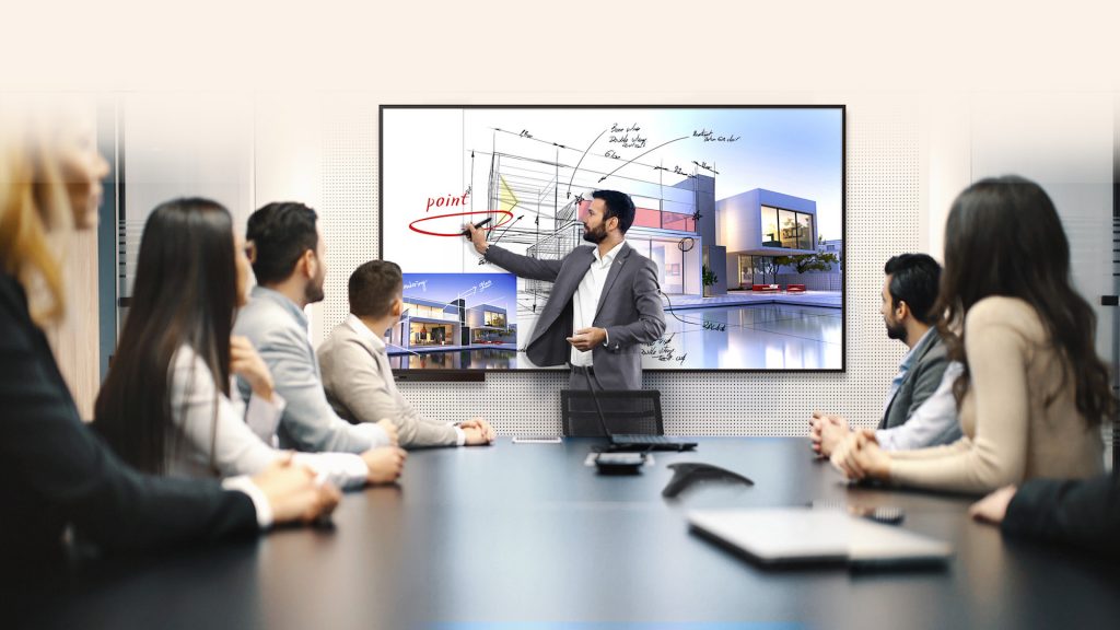 Interactive touch panel signage